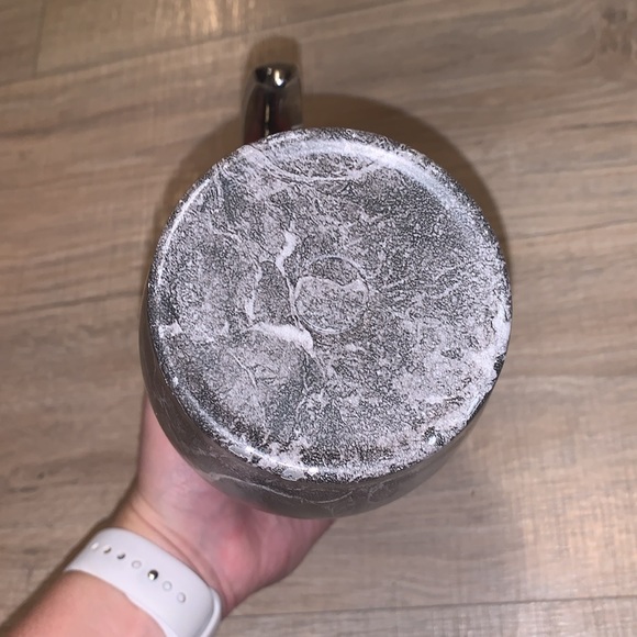 Stainless steel grey marble lift top liquid server carafe - Picture 7 of 7